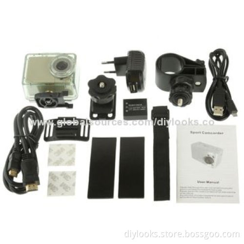 AT81 Full HD 1080P Sports Camcorder with Waterproof Case